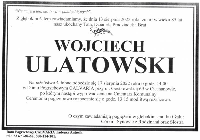 Wojciech Ulatowski