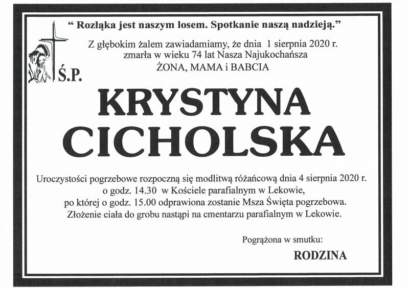 Krystyna Cicholska