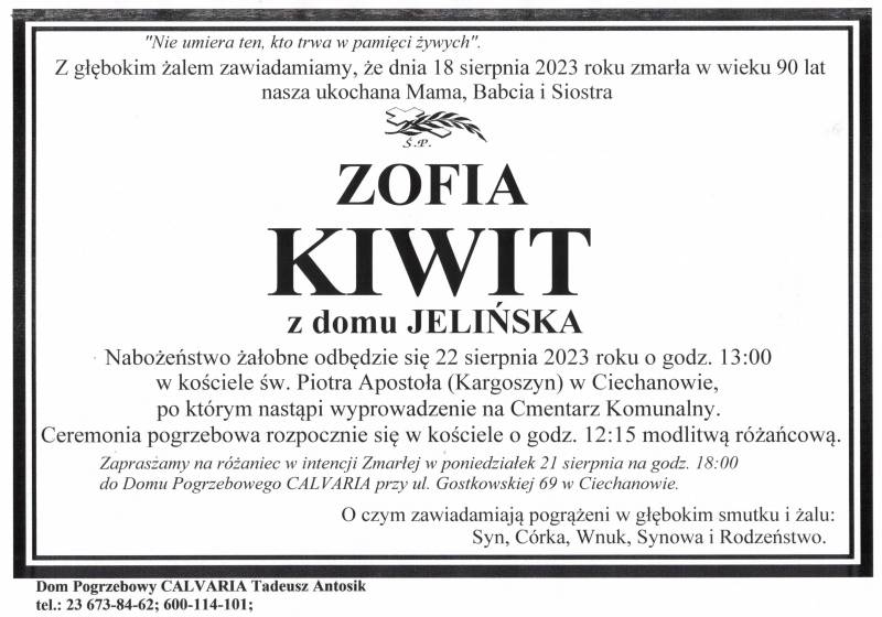 Zofia Kiwit