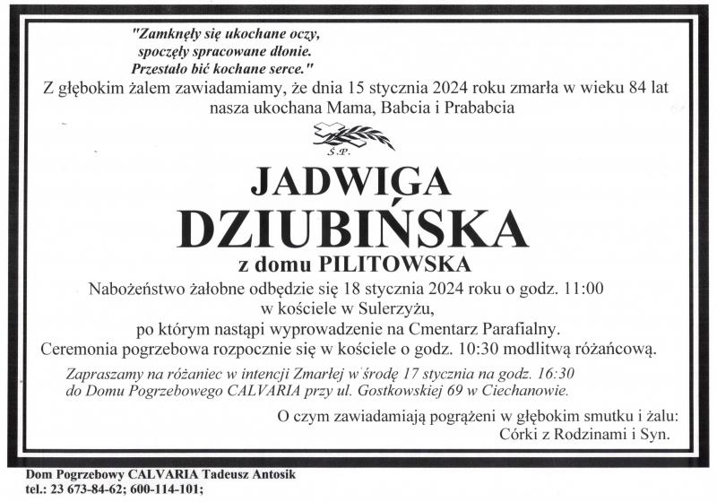 Jadwiga Dziubińska