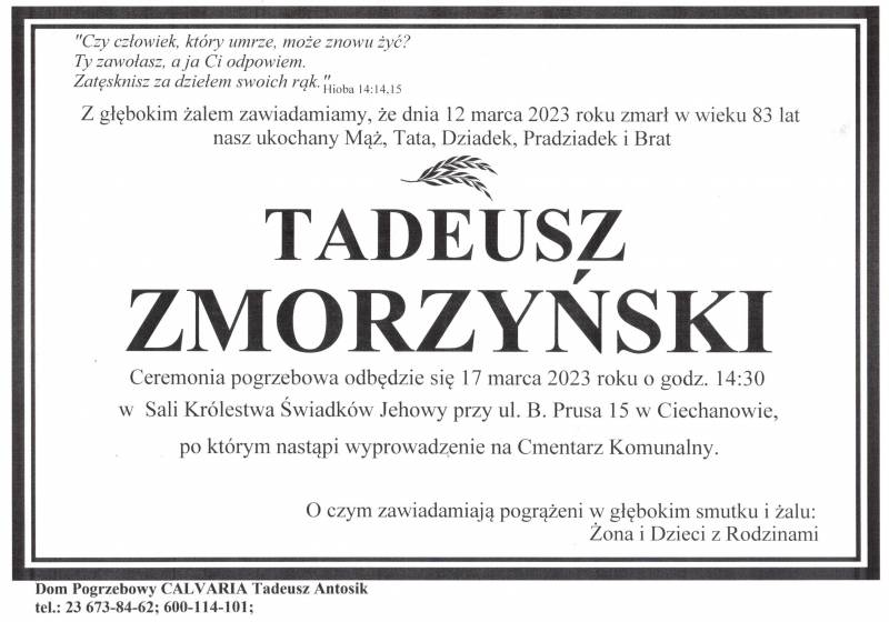 Tadeusz Zmorzyński