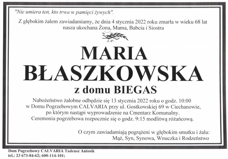 Maria Błaszkowska