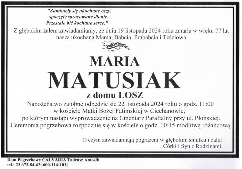 Maria Matusiak