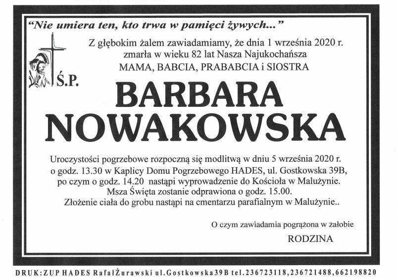 Barbara Nowakowska