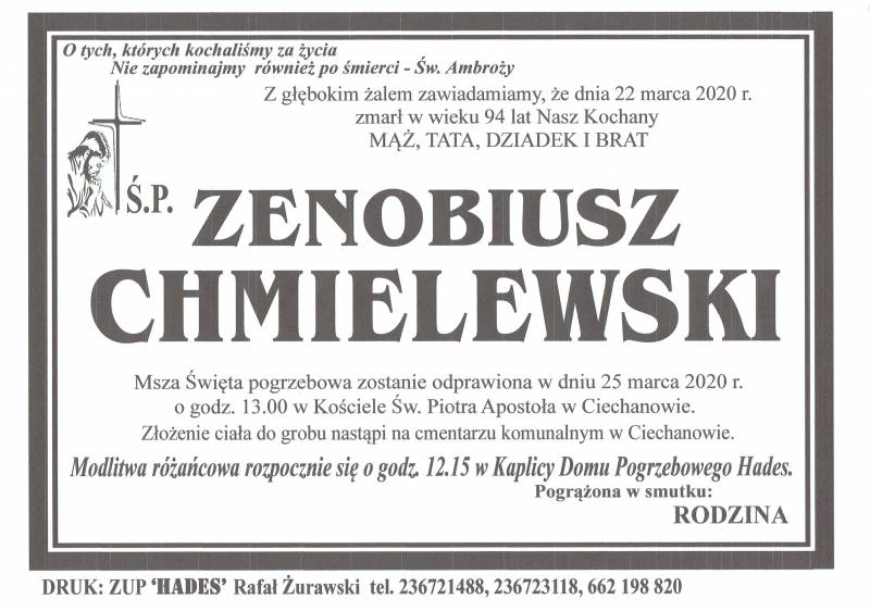 Zenobiusz Chmielewski