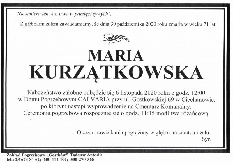 Maria Kurzątkowska