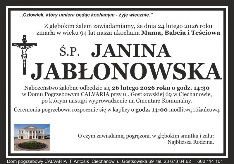 Janina Jabłonowska