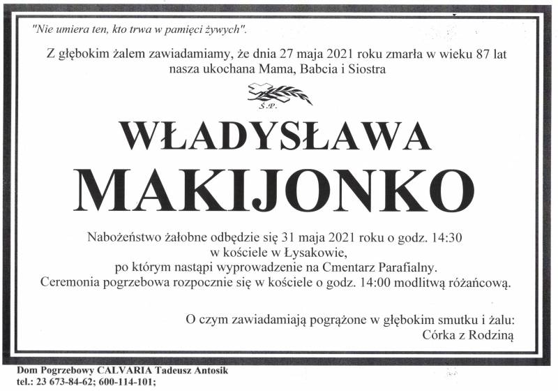 Władysława Makijonko