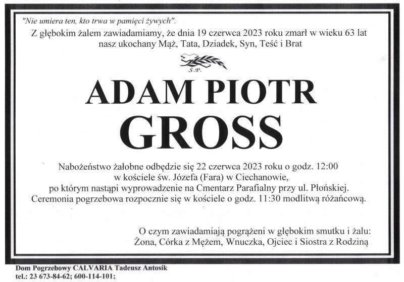 Adam Piotr Gross