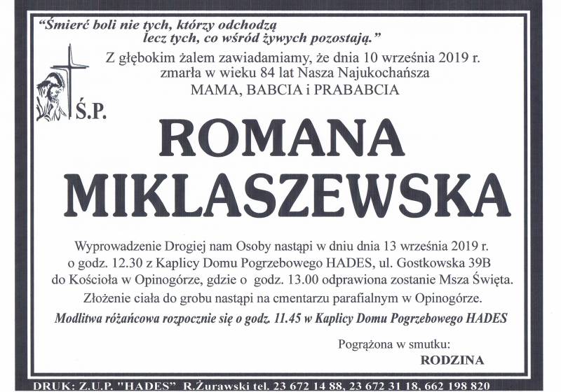 Romana Miklaszewska
