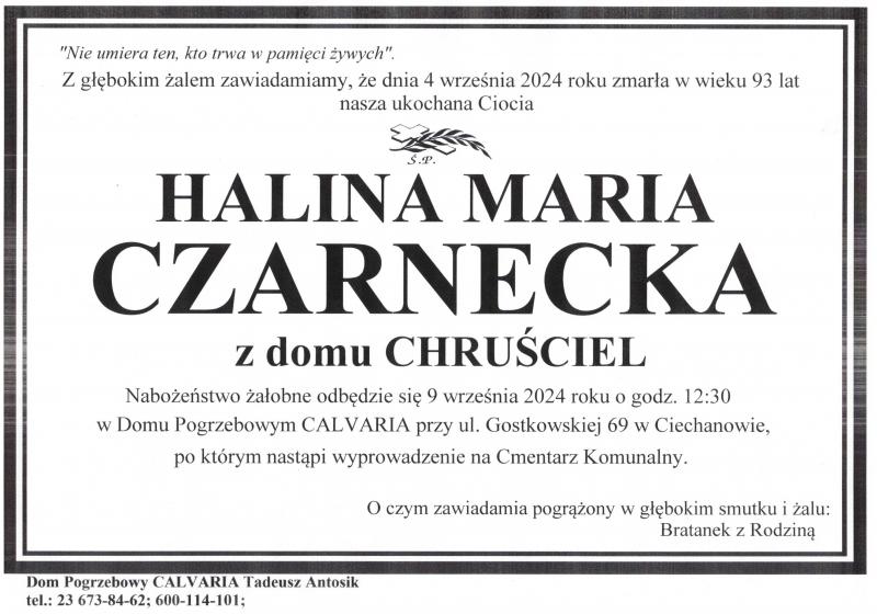 Halina Maria Czarnecka