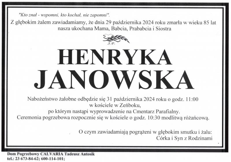Henryka Janowska