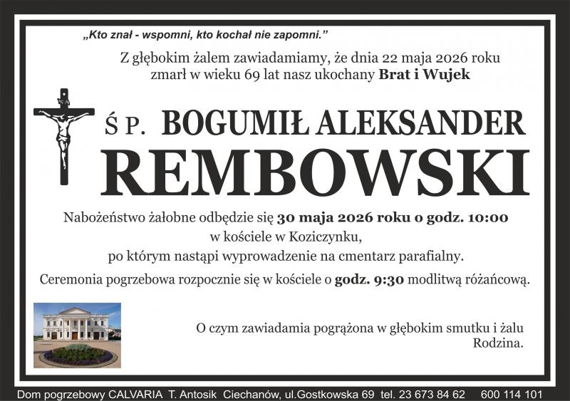 Bogumił Aleksander Rembowski