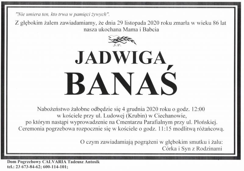 Jadwiga Banaś