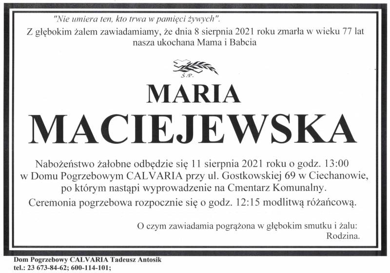 Maria Maciejewska