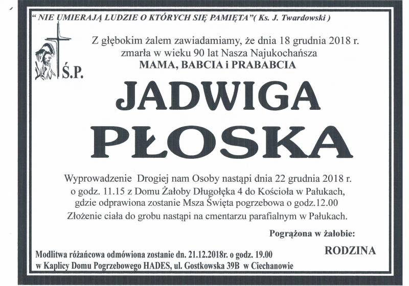 Jadwiga Płoska