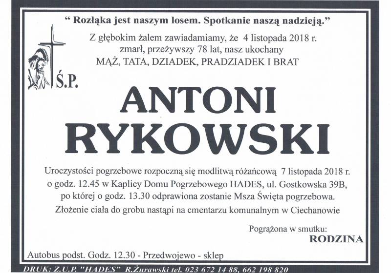 Antoni Rykowski