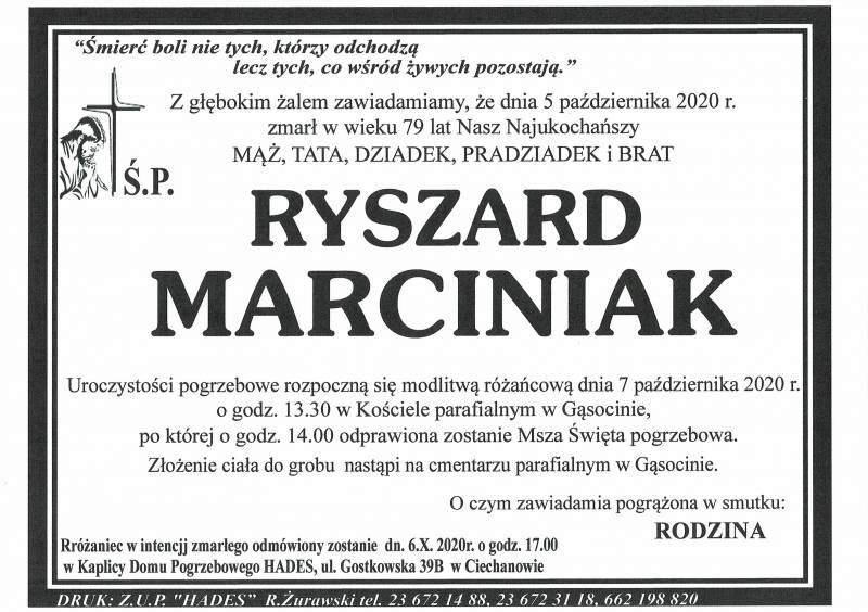 RYSZARD MARCINIAK