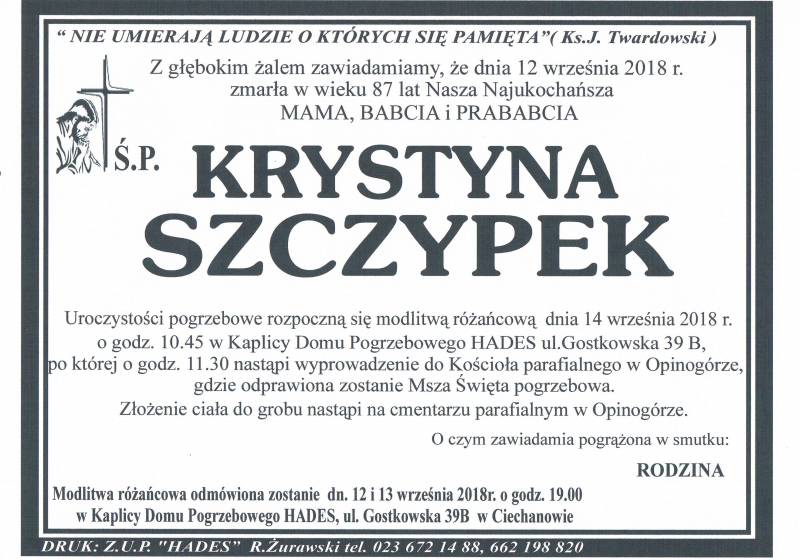 Krystyna Szczypek