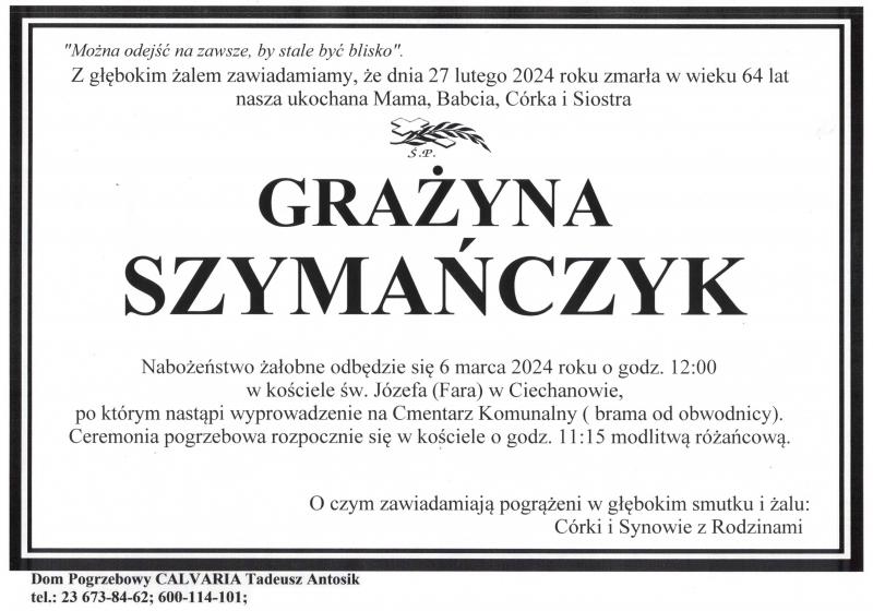 Grażyna Szymczyk