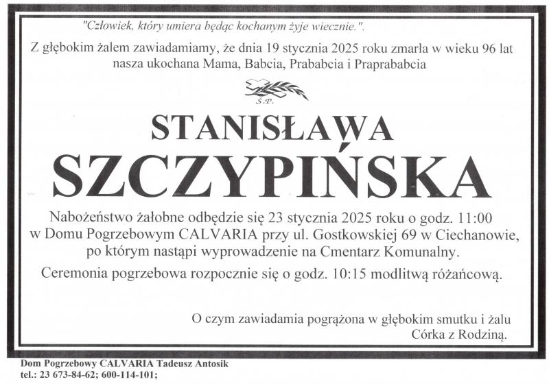 Stanisława Szczypińska