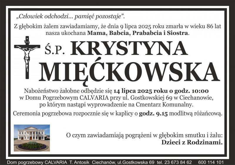 Krystyna Mięćkowska
