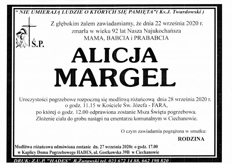 ALICJA MARGEL