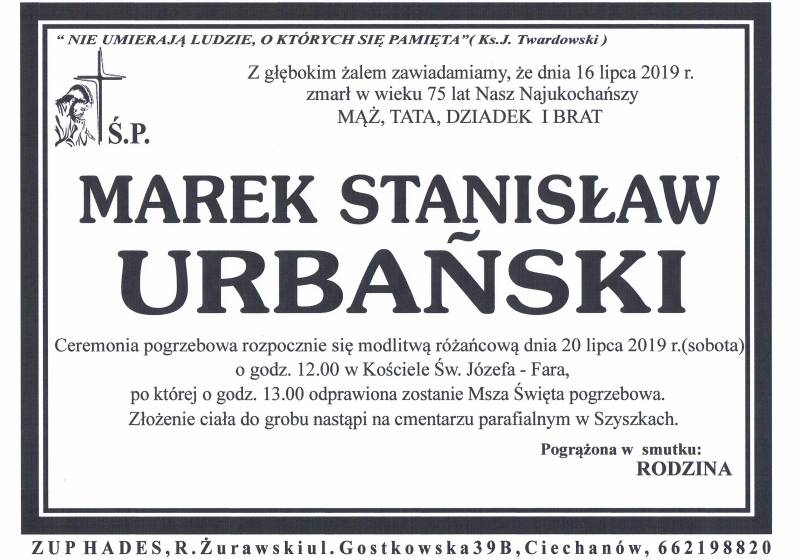 Marek Stanisław Urbański