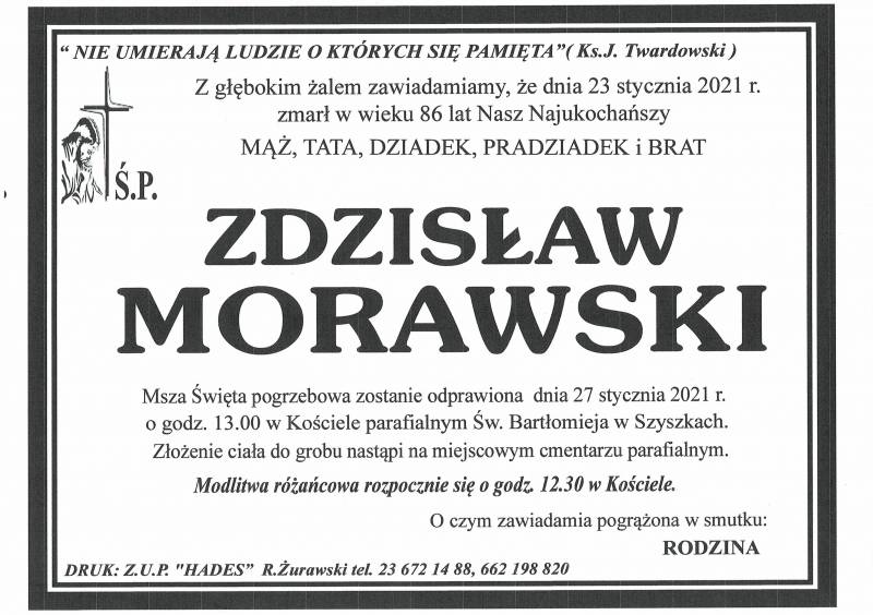 ZDZISŁAW MORAWSKI