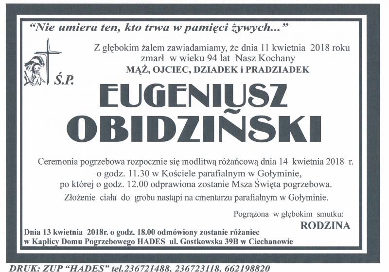 Eugeniusz Obidziński