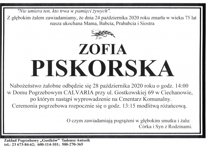 Zofia Piskorska