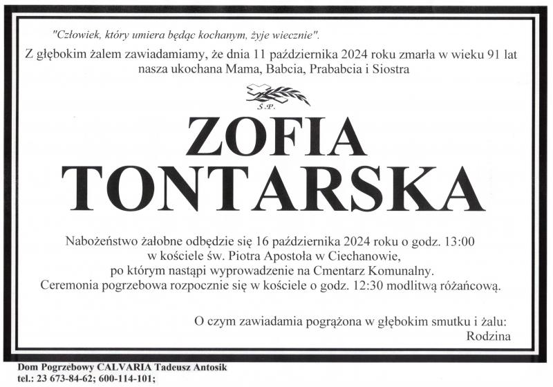 Zofia Tontarska