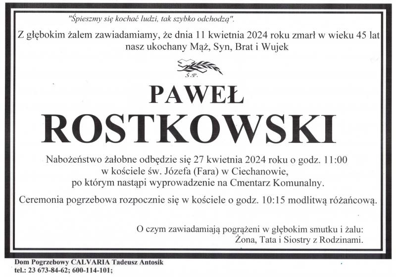 Paweł Rostkowski