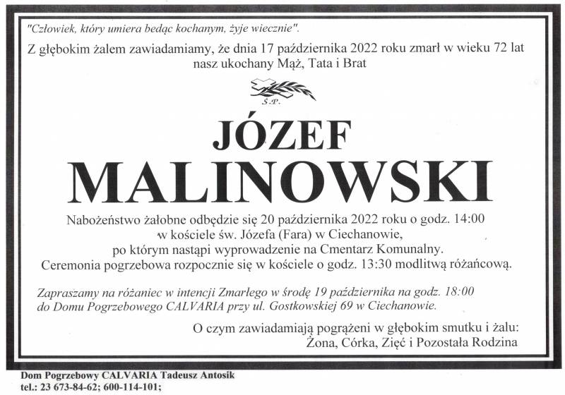 Józef Malinowski