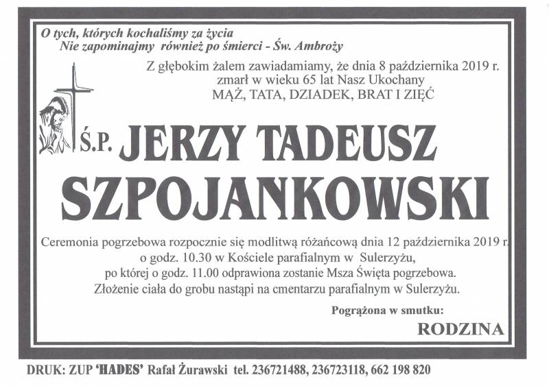 Jerzy Tadeusz Szpojankowski