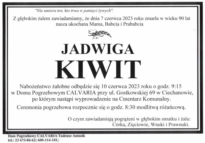 Jadwiga Kiwit