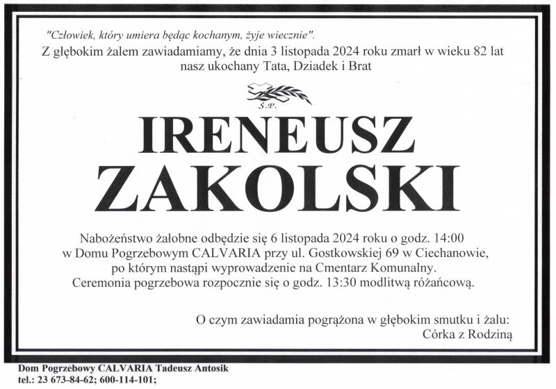Ireneusz Zakolski