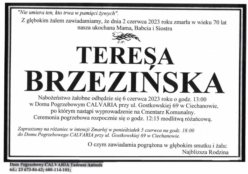 Teresa Brzezińska