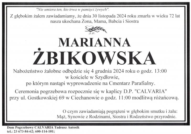 Marianna Żbikowska