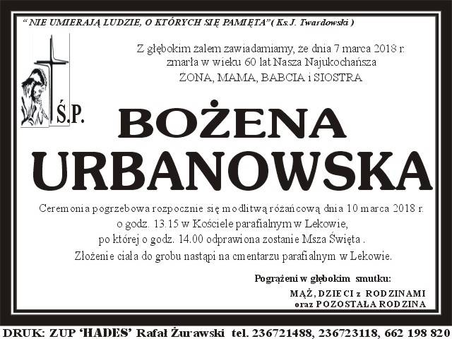 Bożena Urbanowska