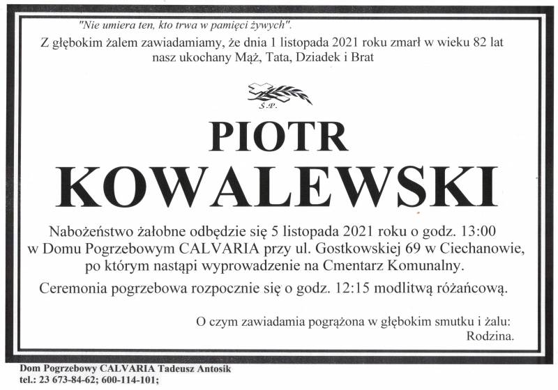 Piotr Kowalewski
