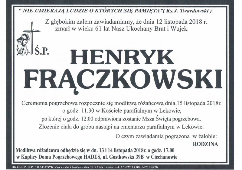 Henryk  Frączkowski