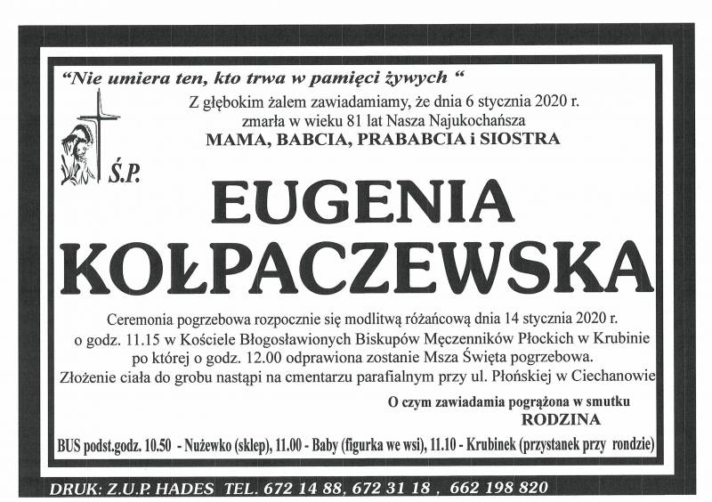 Eugenia Kołpaczewska