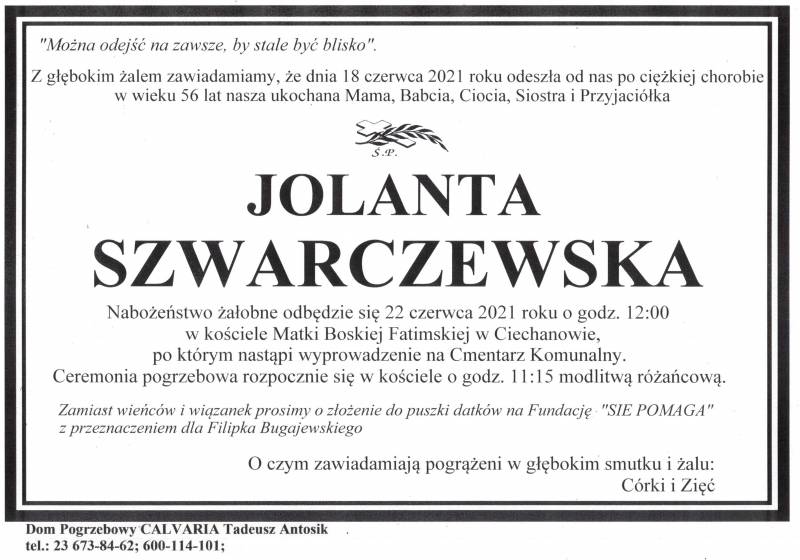 Jolanta Szwarczewska