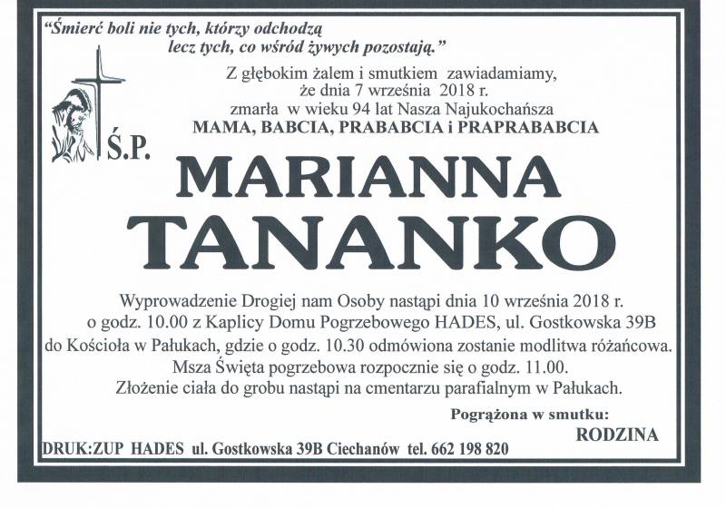 MARIANNA TANANKO