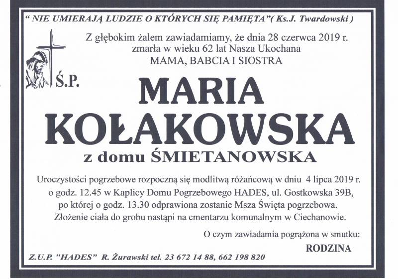 Maria Kołakowska
