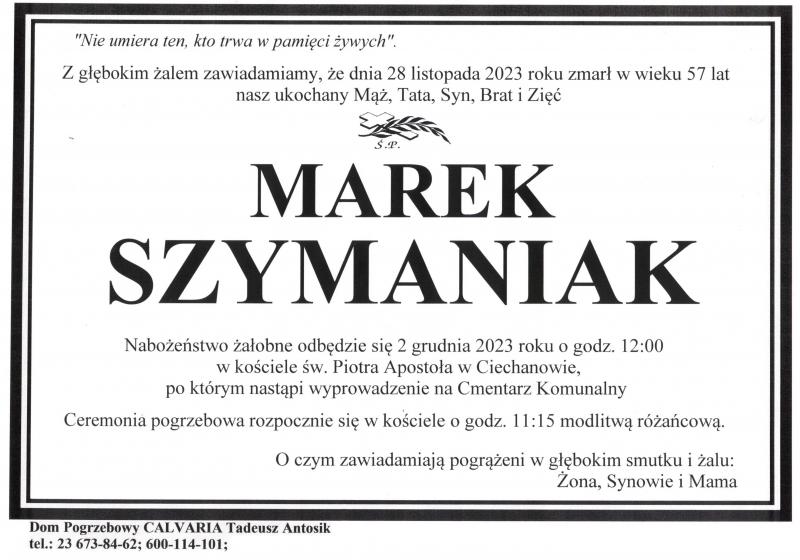 Marek Szymaniak