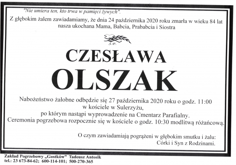 Czesława Olszak