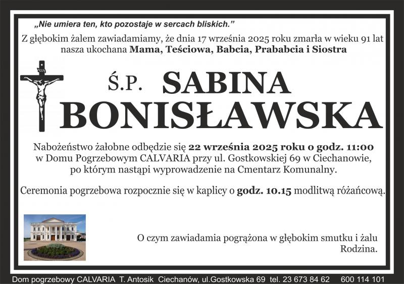 Sabina Bonisławska