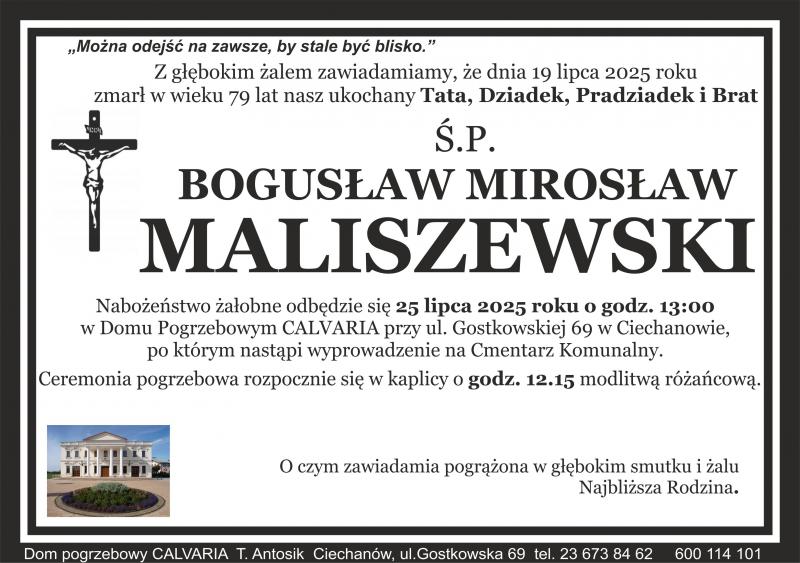 Bogusław Miroslaw Maliszewski